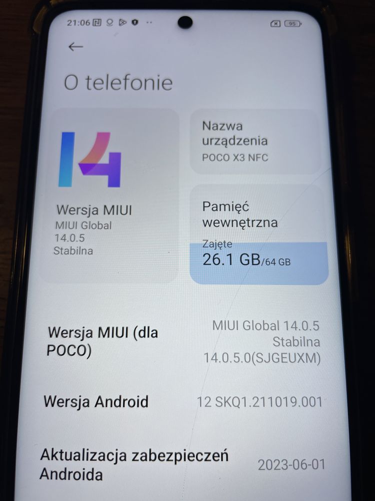 Xiaom Poco X3 NFC 6/64GB dualsim lub sim plus SD pekniety sprawny