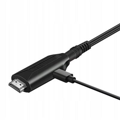 Kabel adapter konwerter z Euro Scart do HDMI 1m