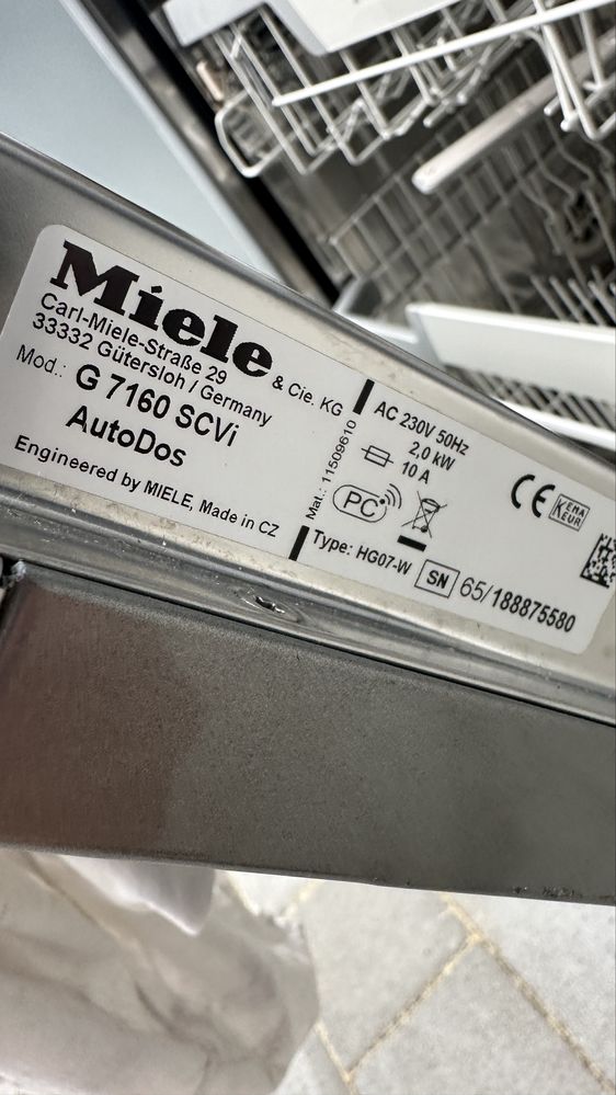 2022 рік/Miele G7160 autodos посудомийка