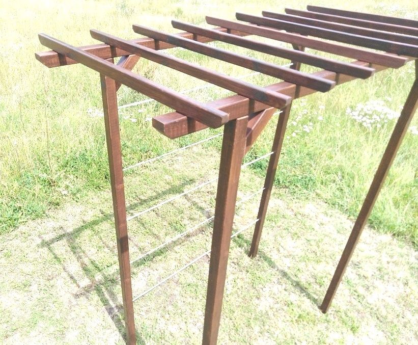 Pergola dla winogron drewniana 180 x 120 x 185 x 6 Wood-system