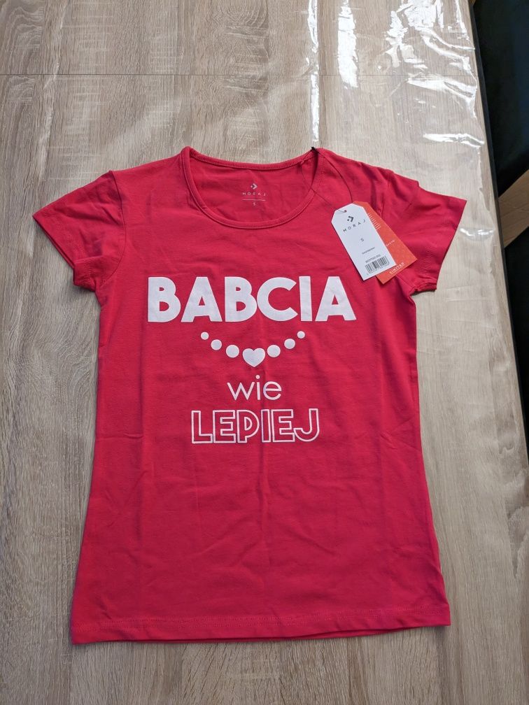 T-shirt, prezent, Babcia