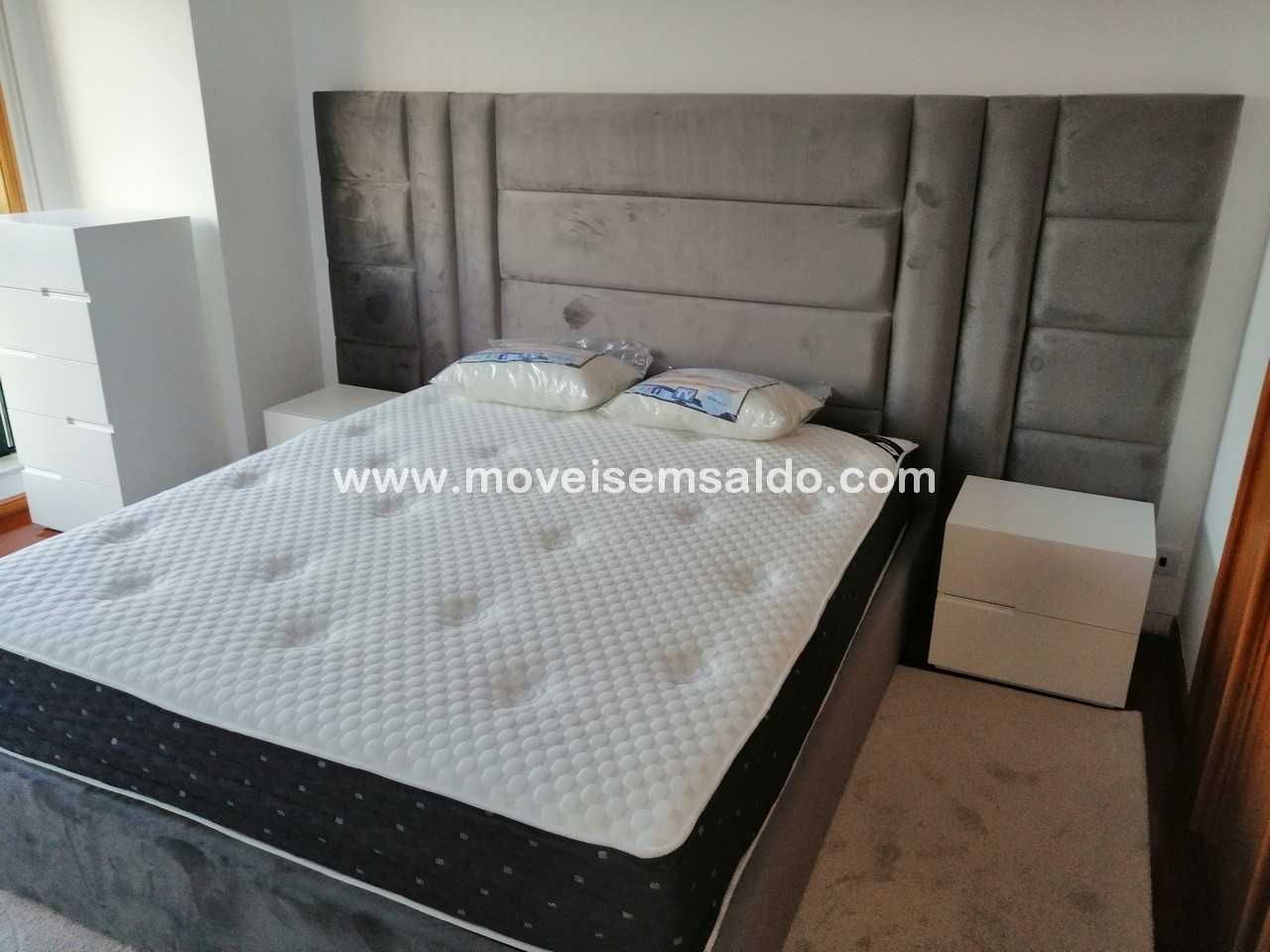 Cama de Casal Estofada - Ref.ª 2204 - Todas as Cores e Medidas