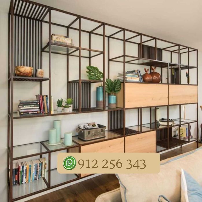 Móveis de tv em estilo industrial