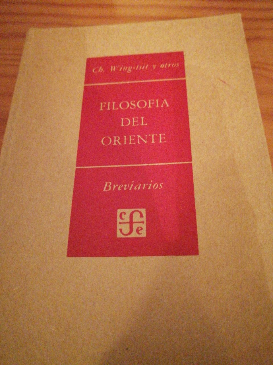 Filosofia del oriente.