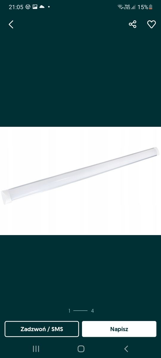 Lampa led 120cm 120w Wyprzedaż