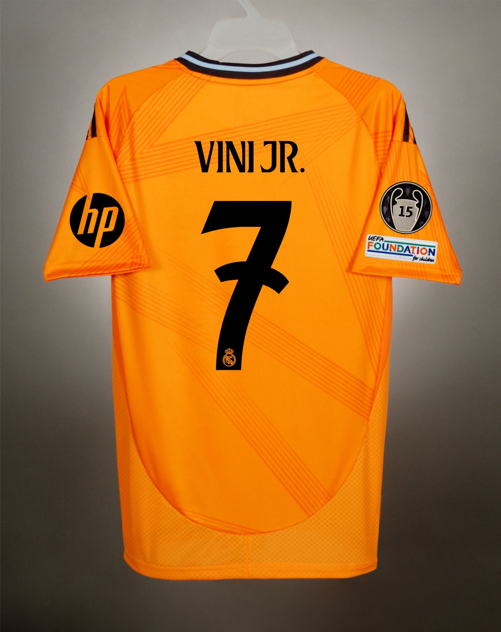 Koszulka Real Madryt 2024/2025 LM wyjazdowa VINI JR. 7 r. M 48h