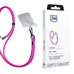 Smycz do smartfona 3mk EasyClip - różowa