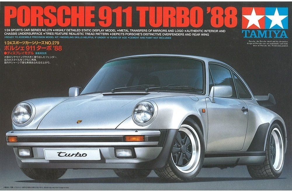 Tamiya 24279 Porsche 911 turbo '88 1/24 Model do sklejania