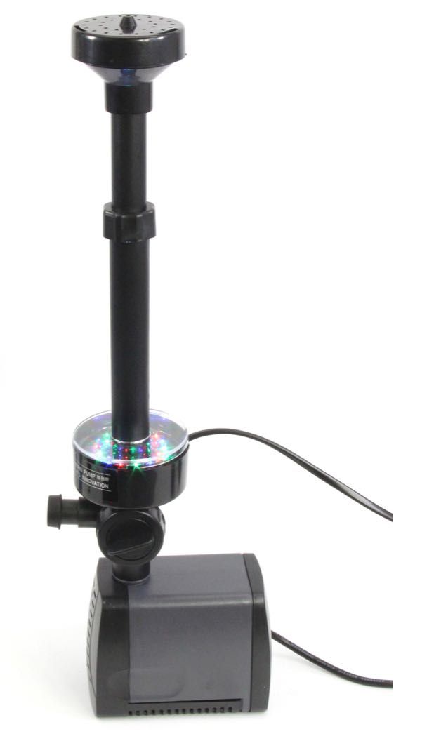 SOBO LED-3800FP pompa fontannowa 2000l/h, ring LED RGB, akwaria hodowl