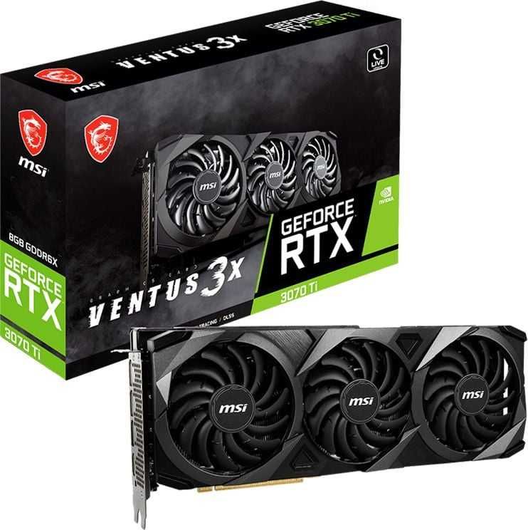 Karta graficzna Karta MSI GeForce RTX 3070 Ti VENTUS 3X 8G OC 1440p GW