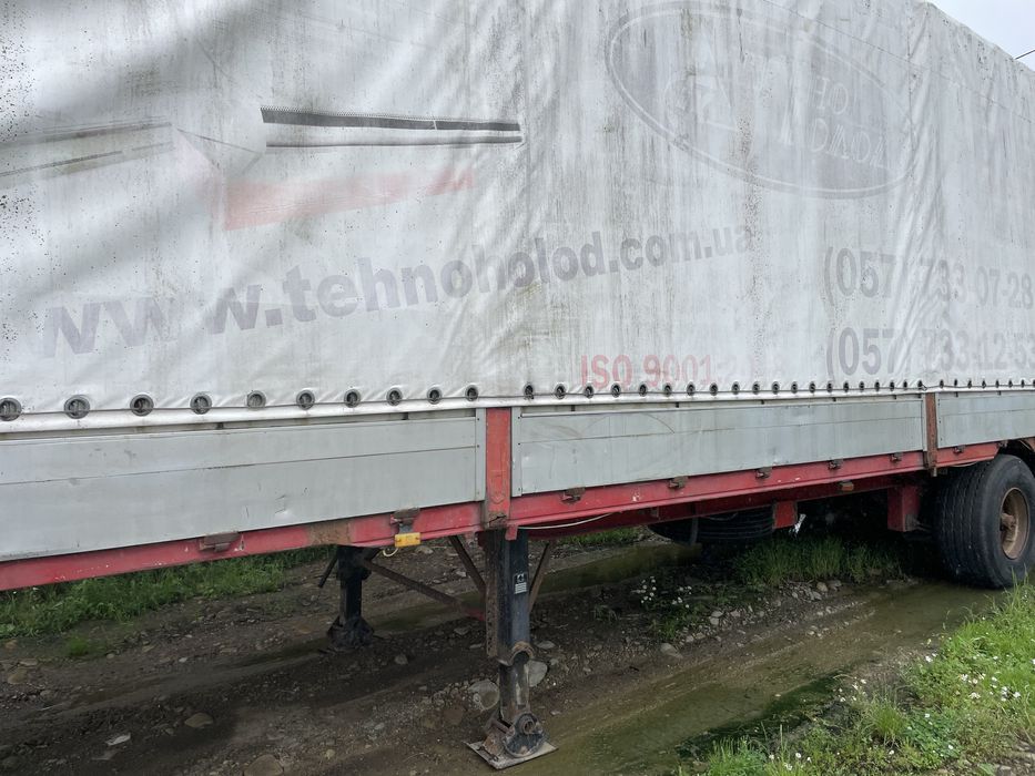 Продам напівпричіп борт штора