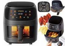 [OUTLET] Frytkownica 5L/1400W beztłuszczowa LINBOX Air Fryer CZARNA