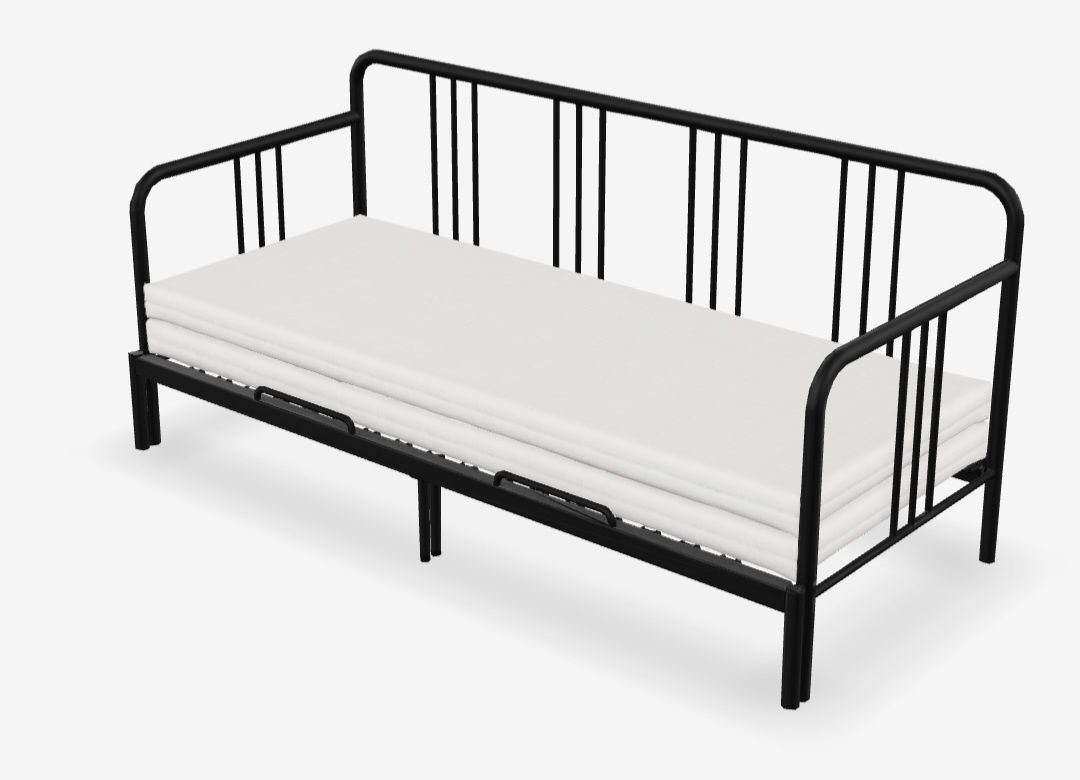 2x Cama IKEA Fyresdal com oferta de 3 colchões