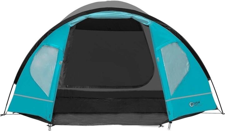 Просторий купольний намет Zeta 4 Portal Outdoors 240х310х130 см Блакит