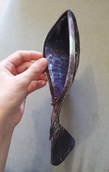 Пенал школьный в форме рыбы, для ручек,канцелярский, рыба,карась