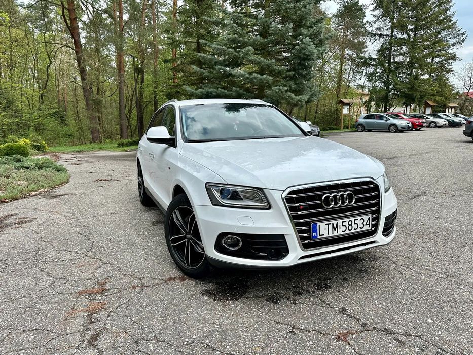 Audi Q5 Audi Q5 S-line 2.0 TDI | 2016 | Biała perła | Dwa komplety opon