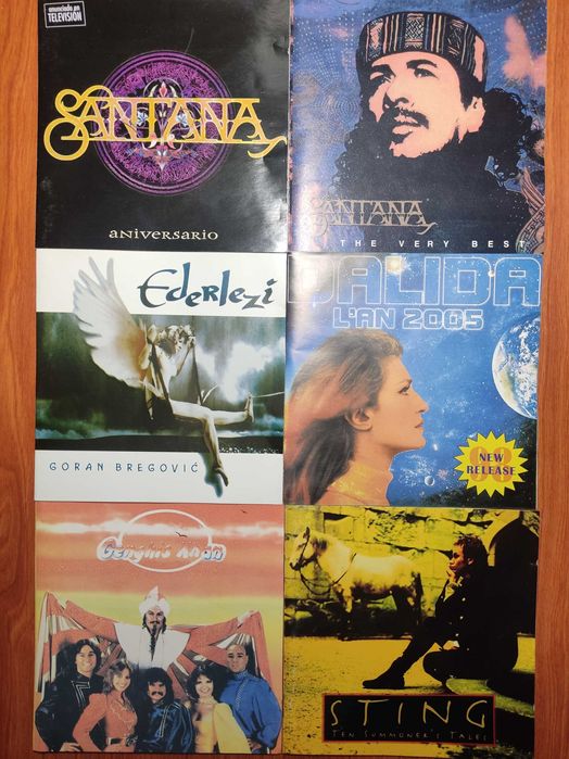 Колекція СД дисків з різною музикою