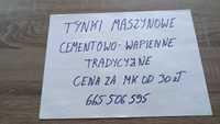 Tynki maszynowe cementowo wapienne tradycyjne gipsowe