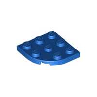 LEGO 30357 Płytka Okrągły Narożnik Niebieski 1szt.