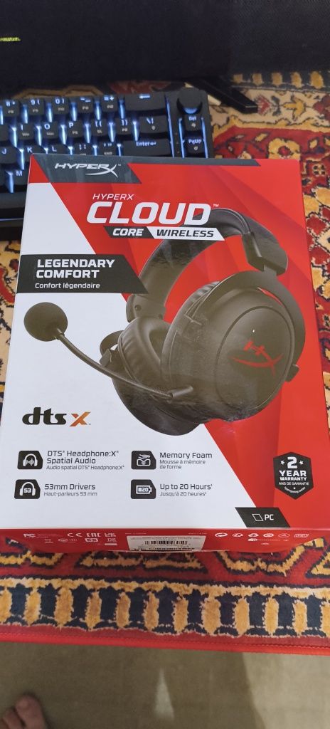hyperx cloud core wireless