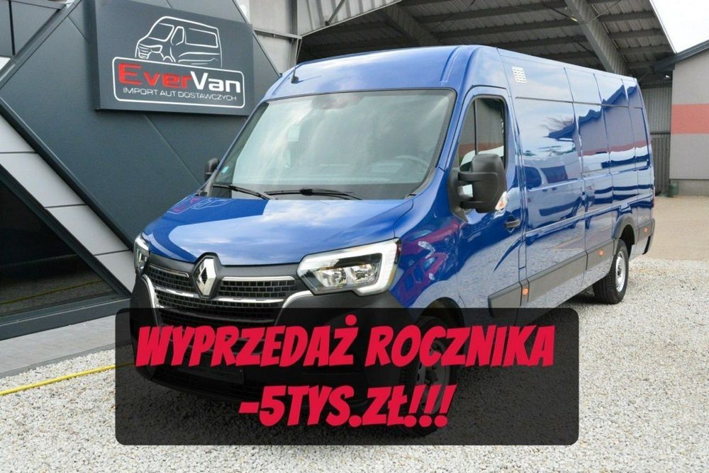 Renault Master  max najdłuższy 3 osobowy L4H2 pełna opcja serwis lift 2021