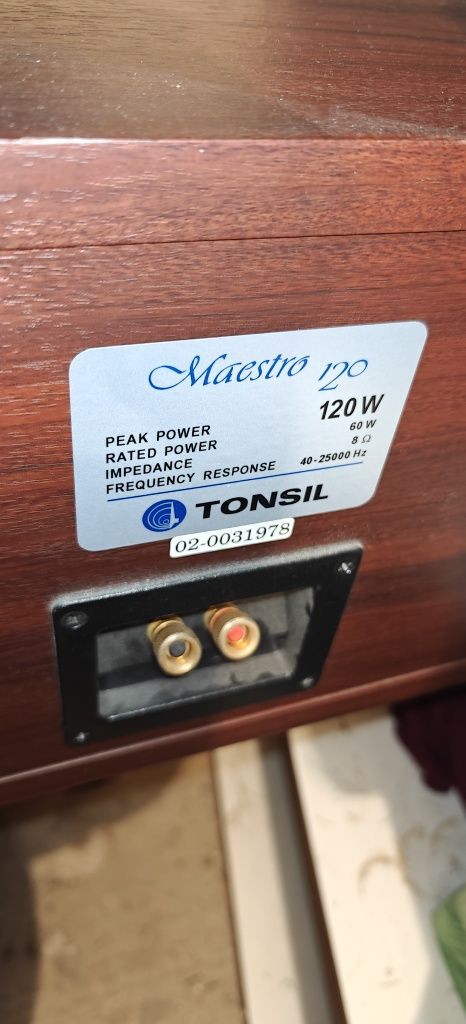 Głośniki Tonsil maestro 2x180 2x130 1x130 zestaw