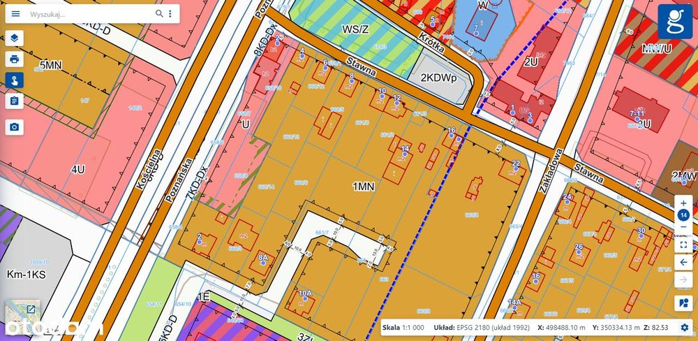 pusta działka pod wynajem