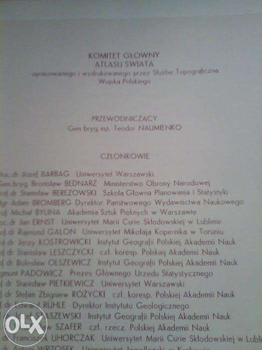 Atlas świata '62 dla kolekcjonera