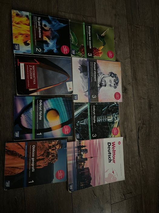 ksiazki do 1,2,3 klasy liceum/technikum