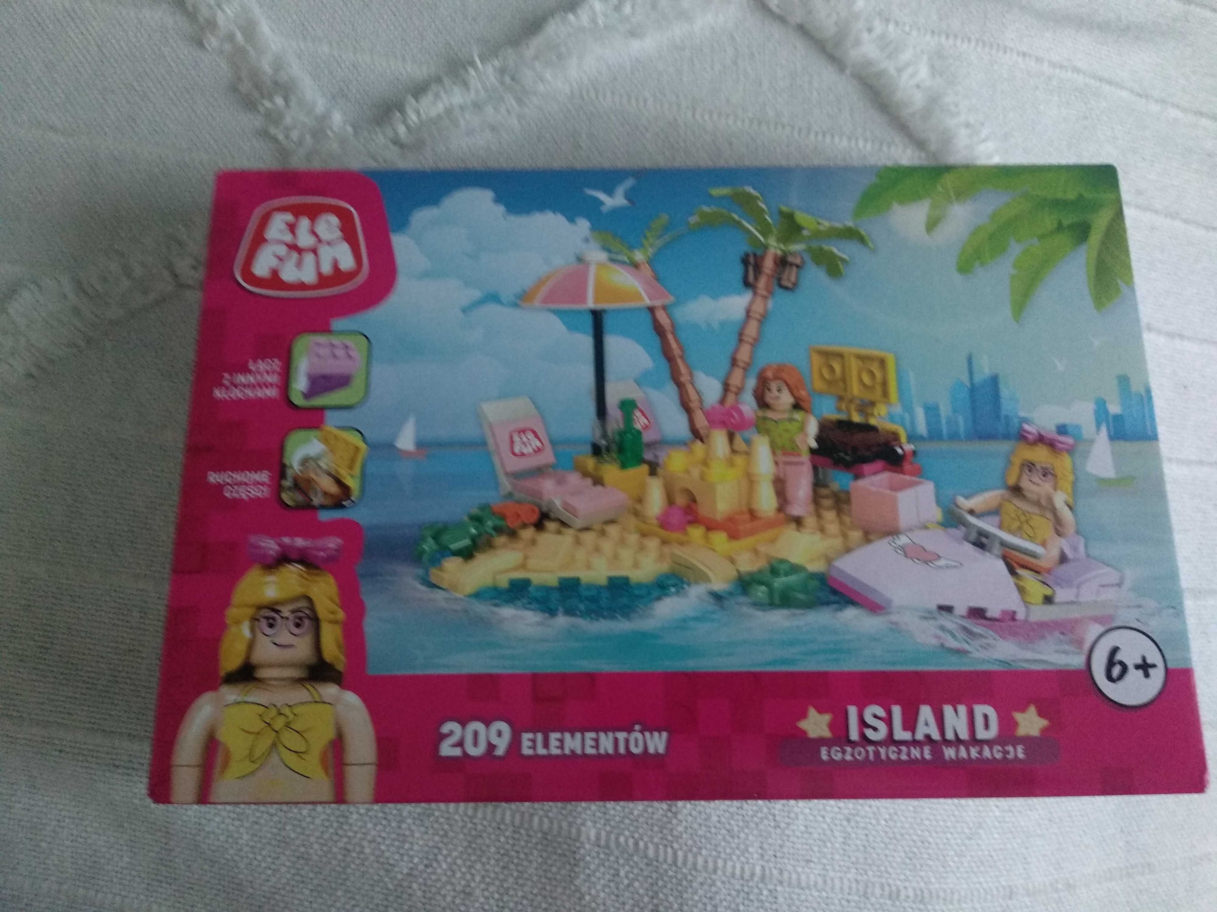 LEGO elefun biedronka wyspa plaża klocki