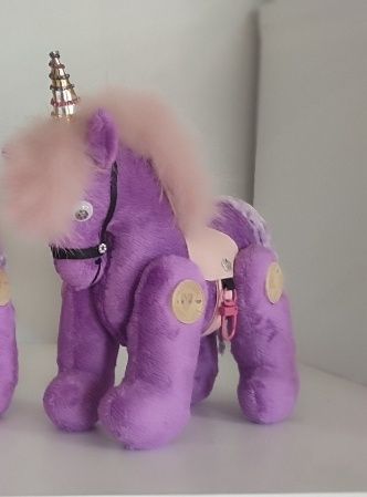 Konik Jednorożec handmade fioletowy