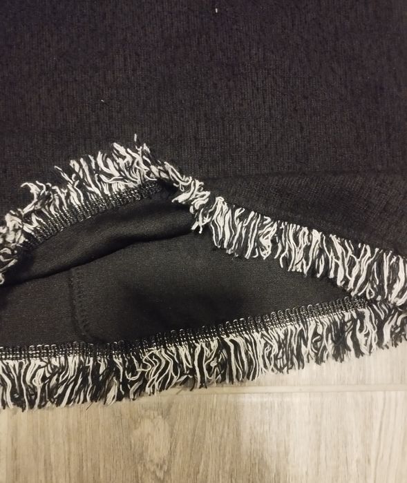 Czarna spódniczka mini dzianinowa r. 36 S