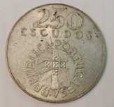 Moeda de 250 escudos, Prata, 25 de Abril 1974