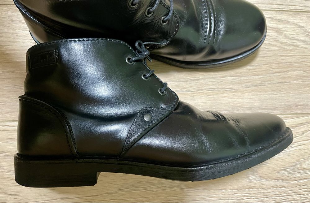 Чоловічі шкіряні черевики Clarks. Оригінал