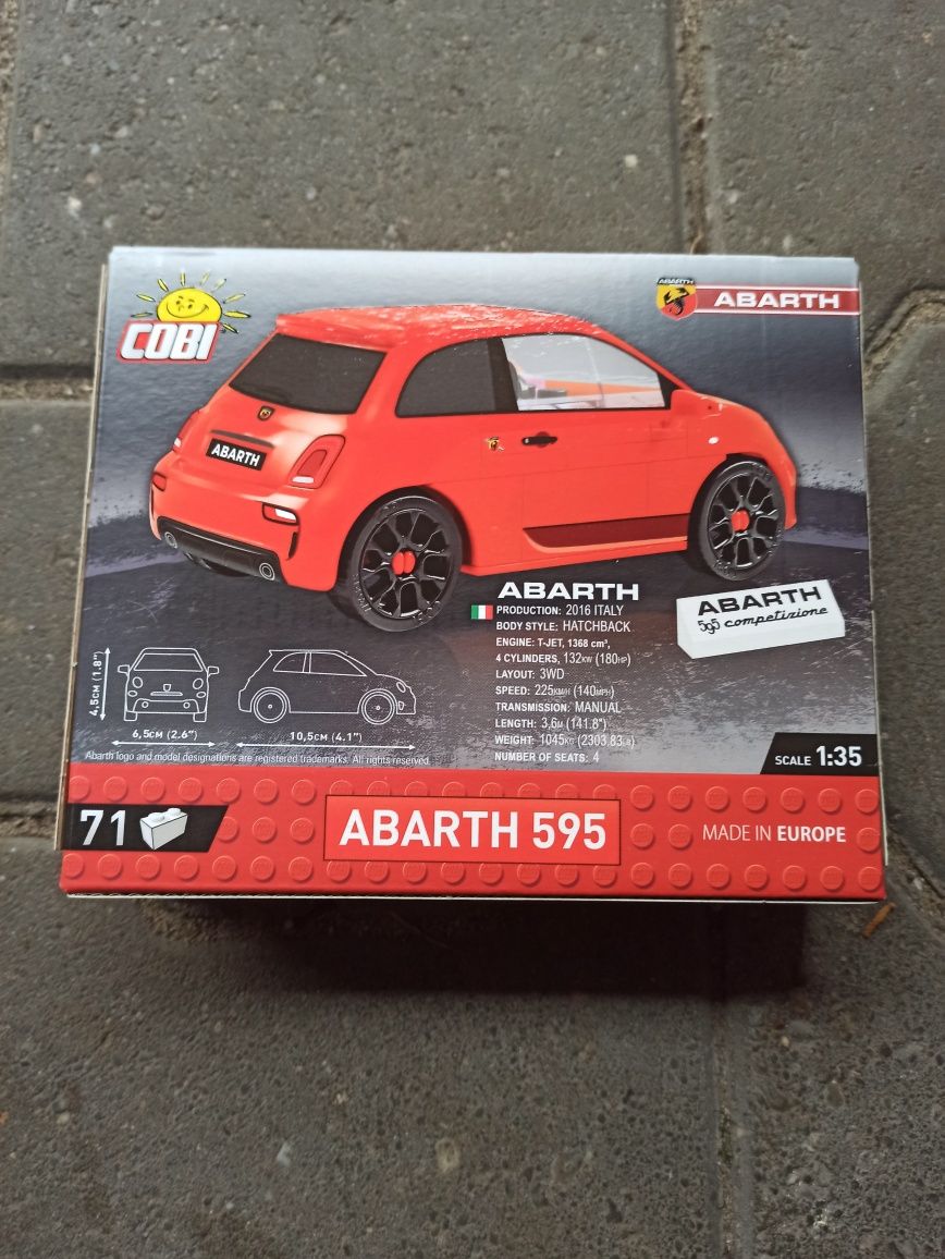 Klocki cobi Abarth nowe