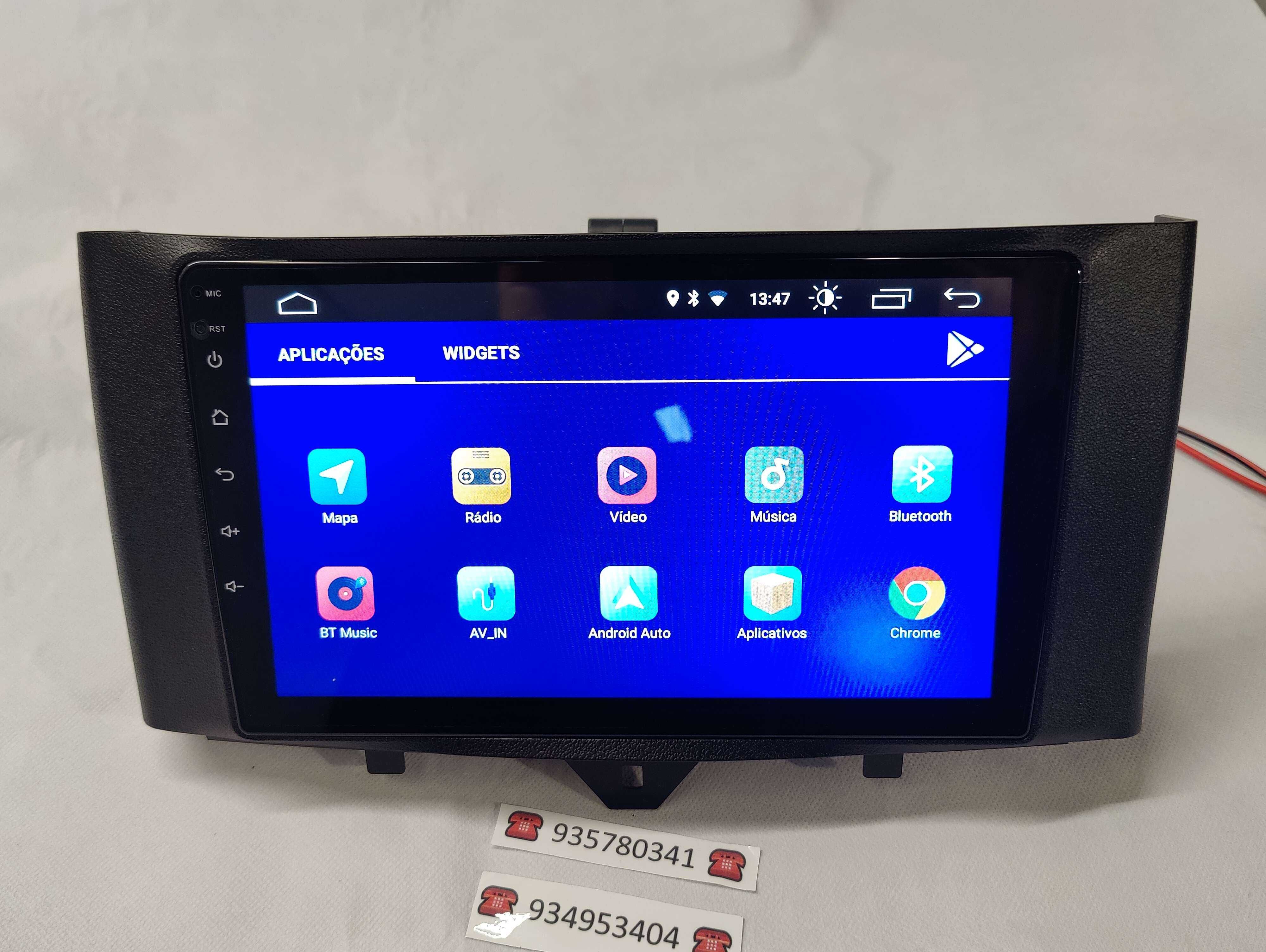 Radio 2 DIN Android para Smart Fortwo - Smart 2 - Novo Garantia