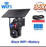 Kamera Solarna WiFi 8Mp 36X Zoom optyczny 2xObiektyw+KartaSD128GB 4K