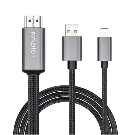 Кабель Lightning to HDMI переходник для айфона 1.8м