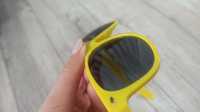 Okulary przeciwsłoneczne, neonowe żółte, dla dorosłych