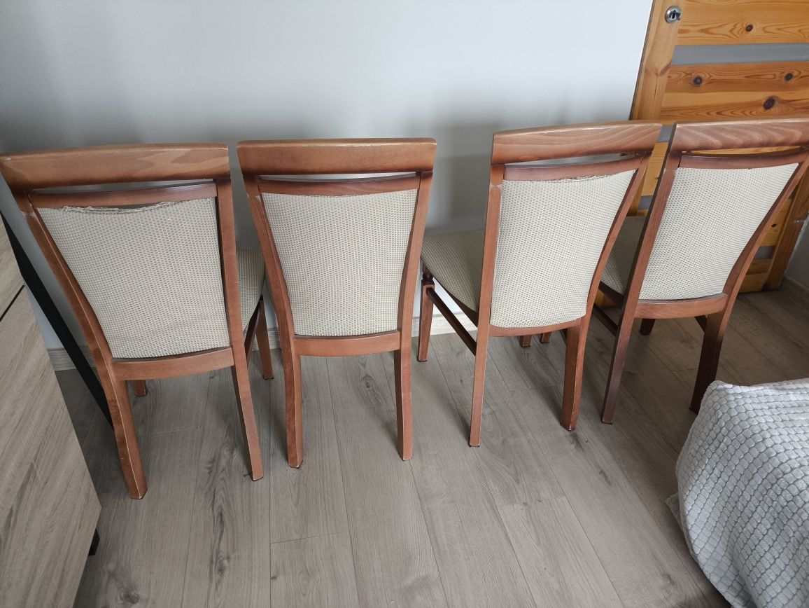Krzesła / krzesło DKRS BAWARIA 4szt Orzech włoski - Drewno Bukowe
