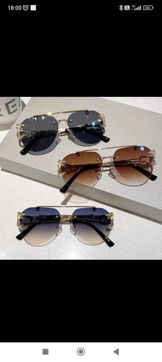 Okulary przeciwsłoneczne vintage retro