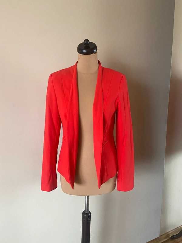 40 42 czerwony zakiet marynarka blazer narzutka xl