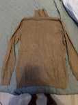 Camisa de gola alta castanha