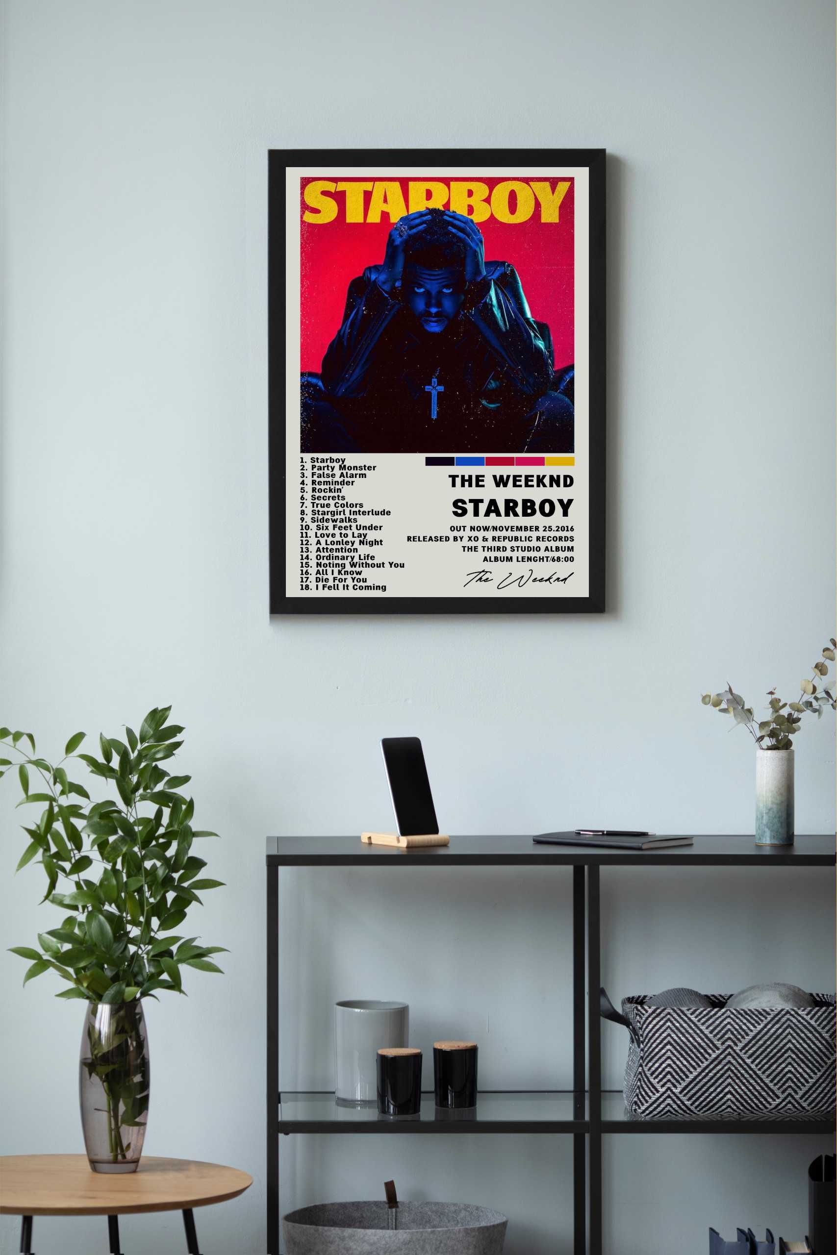 The Weeknd Starboy Plakat Obraz z albumem prezent