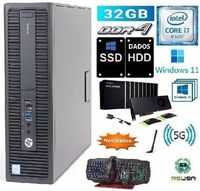 Novidade! Pç-6ªGr. I7-3.4Ghz|32Gb|SSD512+HDD500|RTX2000-6Gb|5G|W10|W11