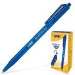 Bic Round Stic Clic Długopis Automatyczny Medium Niebieski - 5 Sztuk
