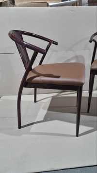 Металевий стілець  коричневого кольору Енді