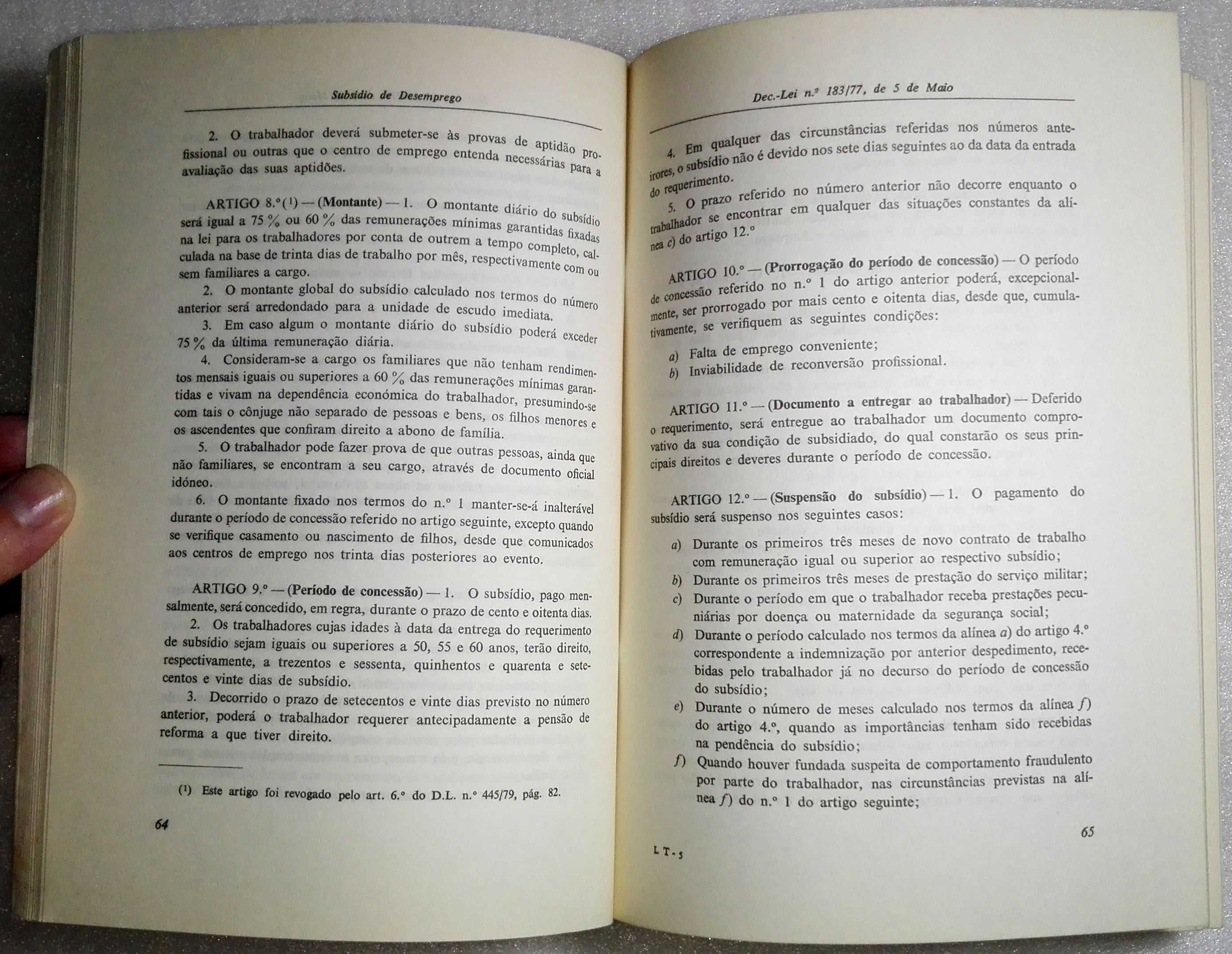 Livro Lei Geral do Trabalho (1981)