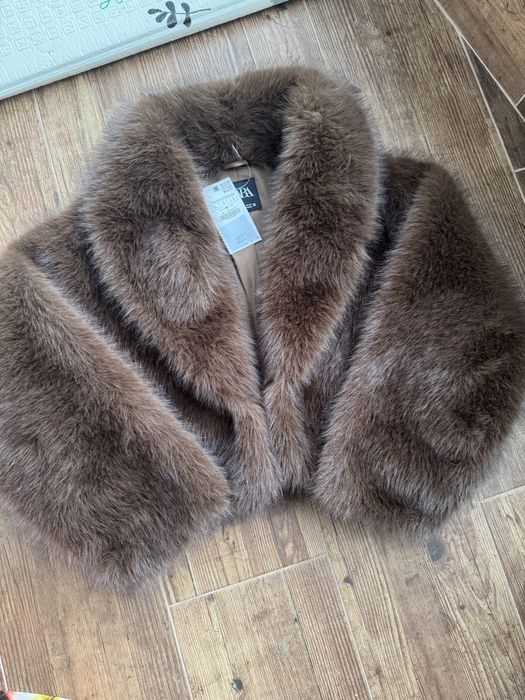 Шубка Zara M L оригінал