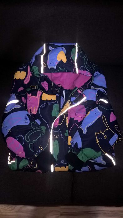 zimowy kombinezon narciarski dziewczęcy 5.10.15. r. 98 (jak nowy)